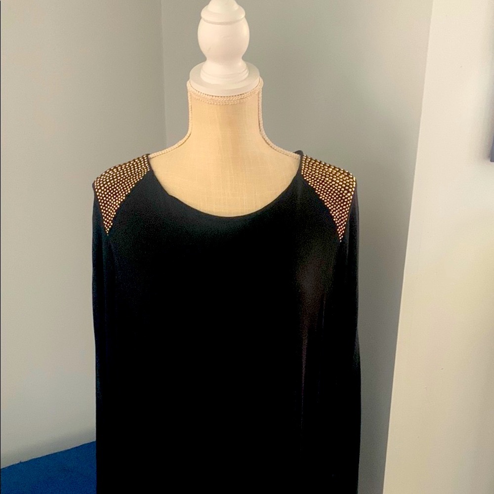 Elegant Black Long Sleeve Dress